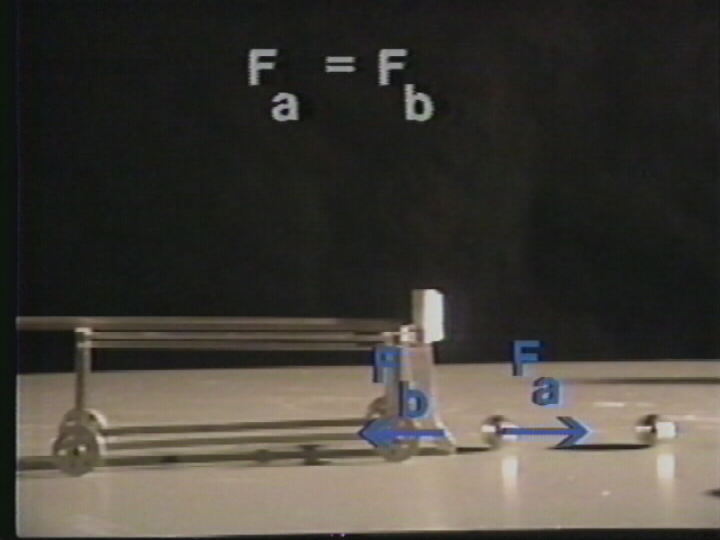 Newton’s 3rd Law Reaction Car Projected Bearings