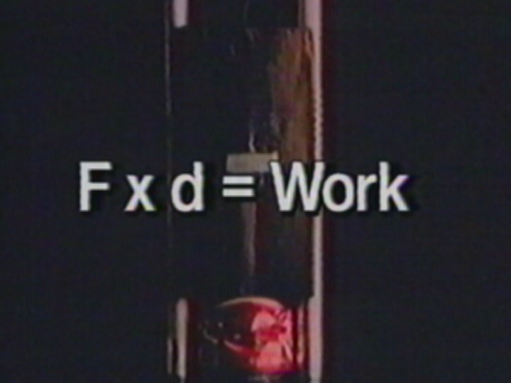 Work and Energy: Work Performed by Falling Mass